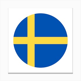 Swedish Flag Canvas Print