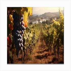 Vineyards In California Art Print Canvas Print