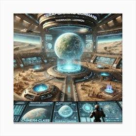 Terraforming Command Image Canvas Print