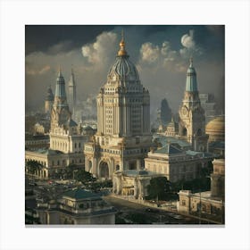 Cityscape 21 Canvas Print