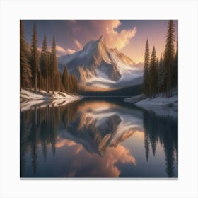 Mountain Landscape 5 Canvas Print