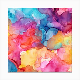 Abstract Watercolor Painting 1 Canvas Print