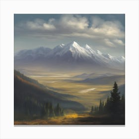 Landscape Painting Canvas Print