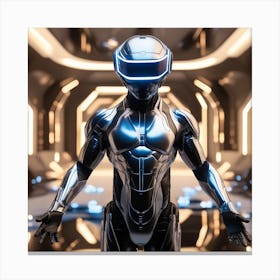 Futuristic Robot 54 Canvas Print