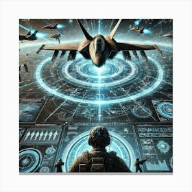 Stormhawk Gunships Advanced Targeting Systems Canvas Print