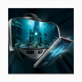 Vr Headset Canvas Print