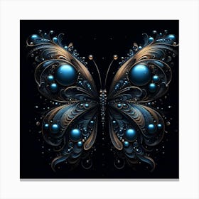 Dark Butterfly Art 2 Canvas Print