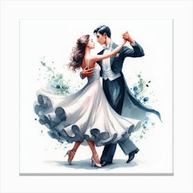 Waltz dance 1 Canvas Print