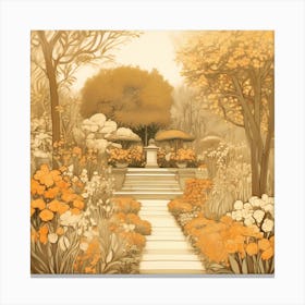 Garden Path Canvas Print