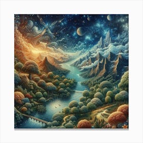 Lucid Dreamscape Canvas Print