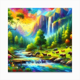 Landscape Painting 41 Canvas Print