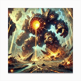 Earthshakers Mantleborn Siege Machines Canvas Print