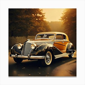 Firefly Timeless Elegance Of A Classic Vintage Car 30309 (4) Canvas Print