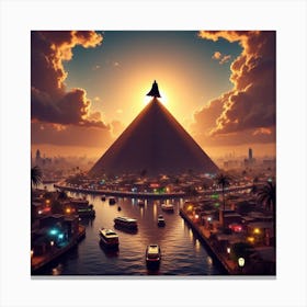 Egypt At Sunset 4 Canvas Print