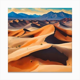 DEATH VALLEY SAND DUNES Canvas Print