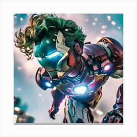 Iron Man Joker yhh Canvas Print