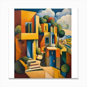 House On The Hill Canvas Print