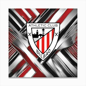 Athletic Club Bilbao Logo Wall Art 8 Canvas Print