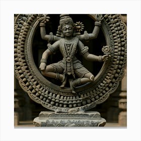 Hindu God Lord Shiva Canvas Print