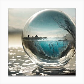 Snow Globe Canvas Print