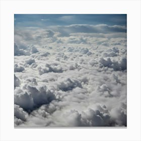 Clouds From An Airplane Canvas Print