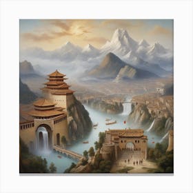 Chinese Landscape 1 Canvas Print