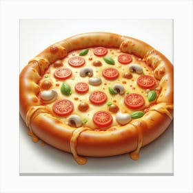 Pizza75 Canvas Print