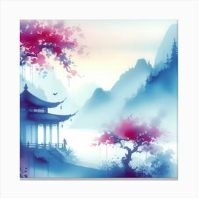 Chinese Pagoda 18 Canvas Print