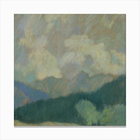 Mountain Landscape By Zolo Palugyay Canvas Print