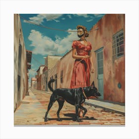 Leashed 11 Fy S Canvas Print