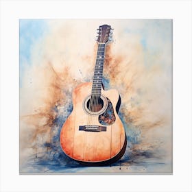 Acoustic Guitar Canvas Print