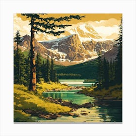 Mountain Landscape 1 Canvas Print