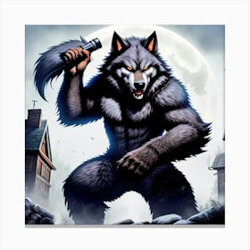 Werewolf 5 Canvas Print