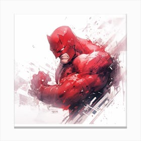 Daredevil and Batman  Canvas Print
