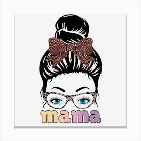 Mama picture, mother's Day print Canvas Print