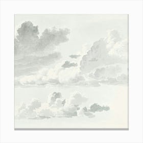 Joseph August Knip Wolkenstudies (Cloud Study) Canvas Print