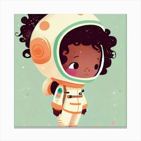 Little Astronaut 2 Canvas Print