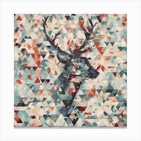 Deer, Rein deer, Christmas, Christmas vector art, Vector Art, Christmas art, Christmas Canvas Print
