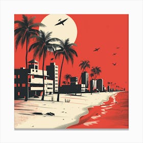 Miami Beach 1 Canvas Print