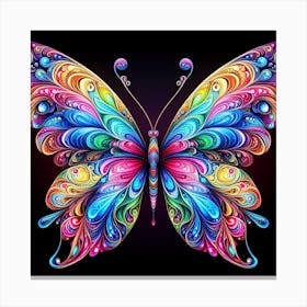 Colorful Butterfly Canvas Print