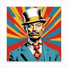 Man In A Top Hat 2 Canvas Print