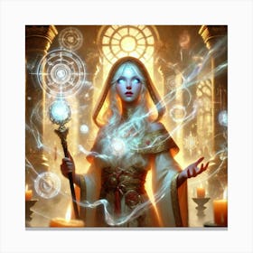 Priestess Kaida Divine Vision Canvas Print