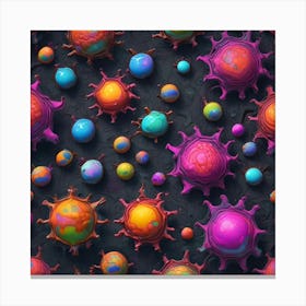 3d Background Canvas Print