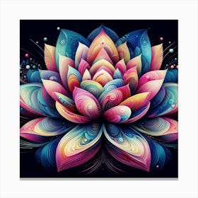 Lotus Flower 4 Canvas Print