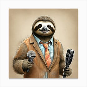 Sloth 65 Canvas Print