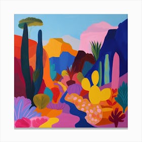 Colourful Gardens Desert Botanical Garden Usa 1 Canvas Print