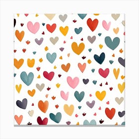 Heart Pattern 1 Canvas Print