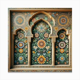 Islamic Art(Baghdad style) 1 Canvas Print