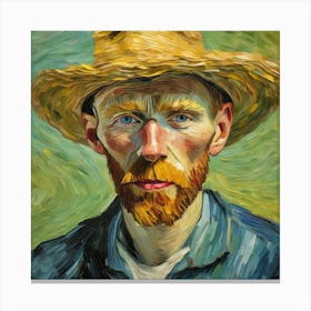 Van Gogh straw hat inspiration 4 Canvas Print