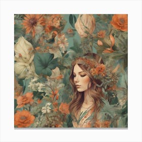 Beauty, Boho style Canvas Print